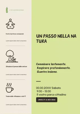 Manifesto dell'evento Green Minimal Nature