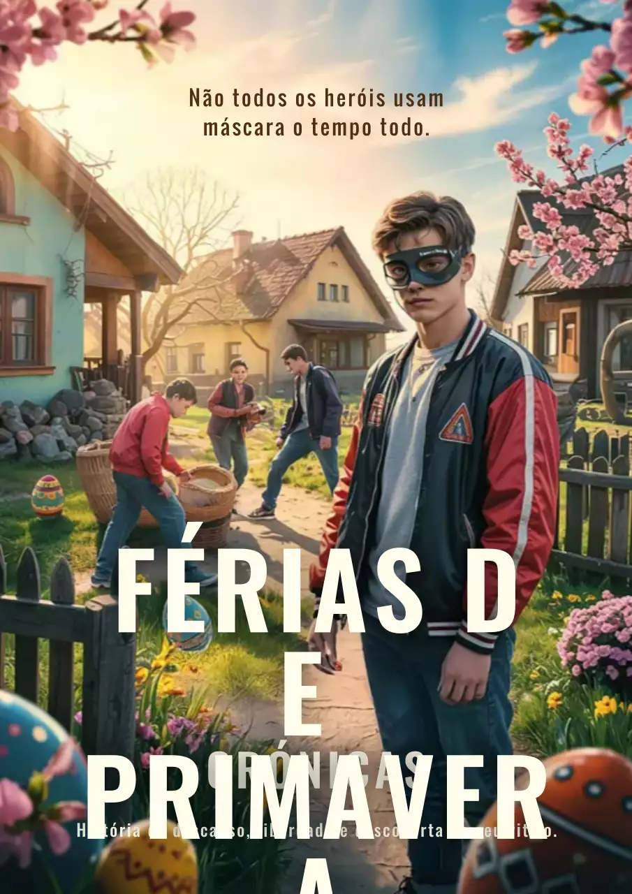 Cartaz de evento de primavera retrô verde