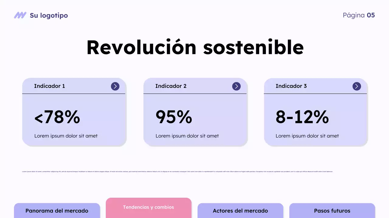 Presentación general del mercado de Purple Modern