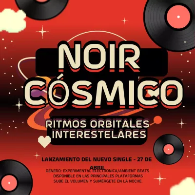 Publicación en redes sociales del anuncio de Red Retro Music