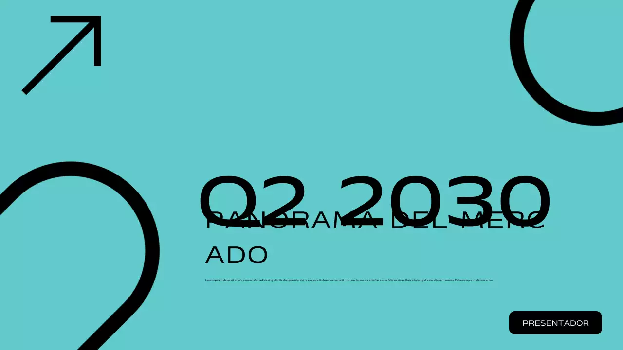 Presentación del informe de mercado de Teal Modern