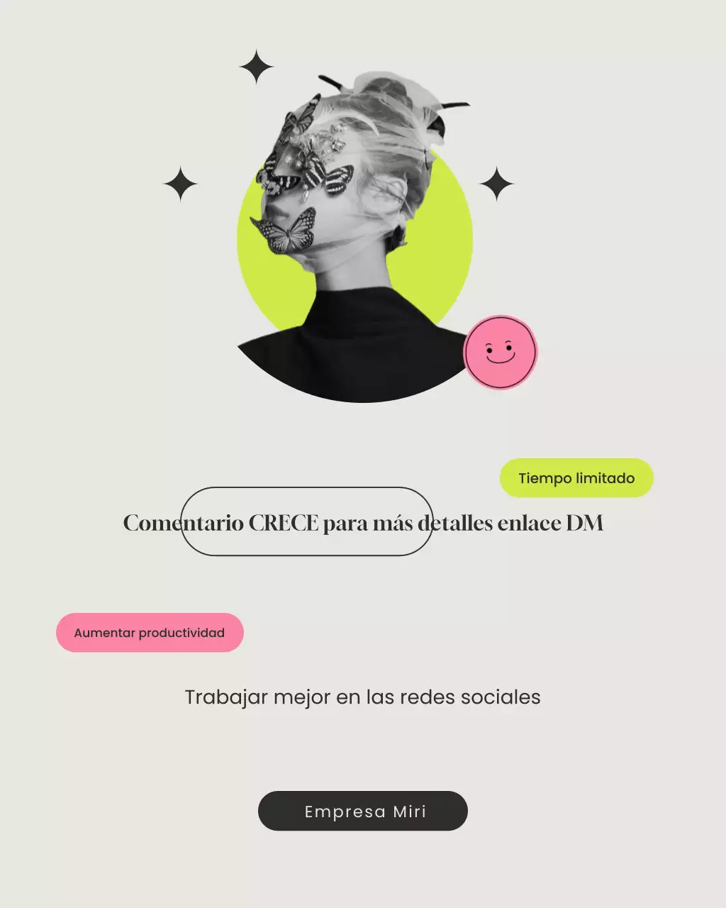 Guía de agrupación de contenido moderno y negro para el carrusel de publicaciones de Instagram
