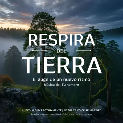 Publicación en redes sociales para promocionar la música de Green Nature