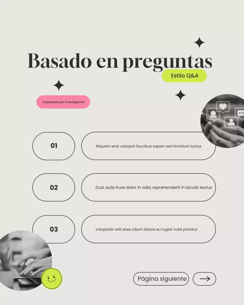 Guía de agrupación de contenido moderno y negro para el carrusel de publicaciones de Instagram