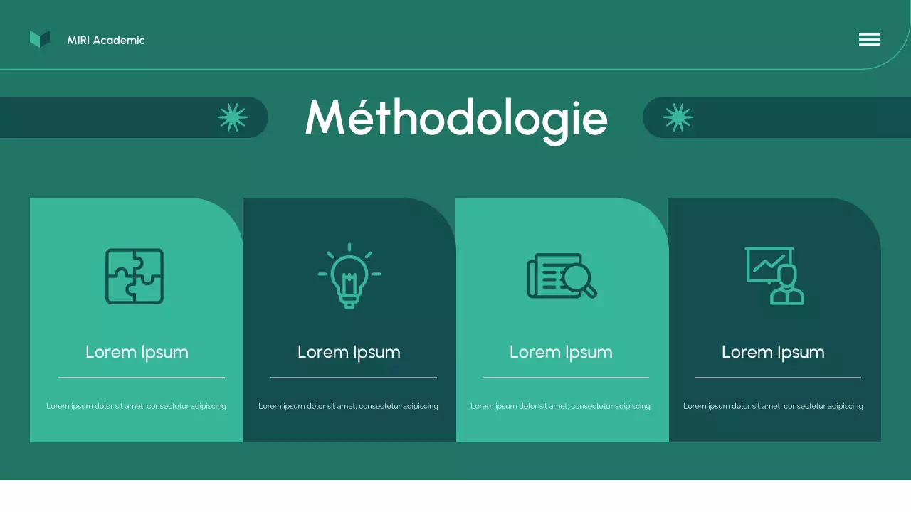 Présentation d'une proposition de recherche verte et moderne
