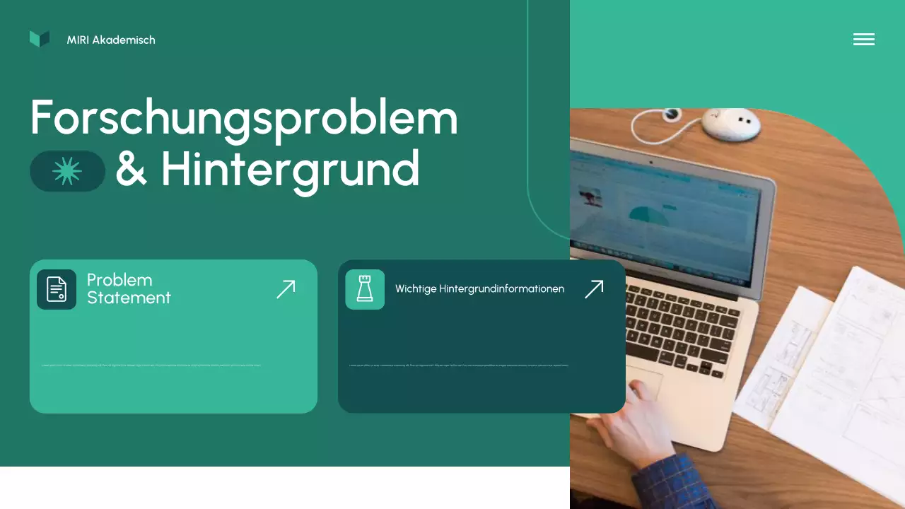 Präsentation des Green Modern-Forschungsvorschlags