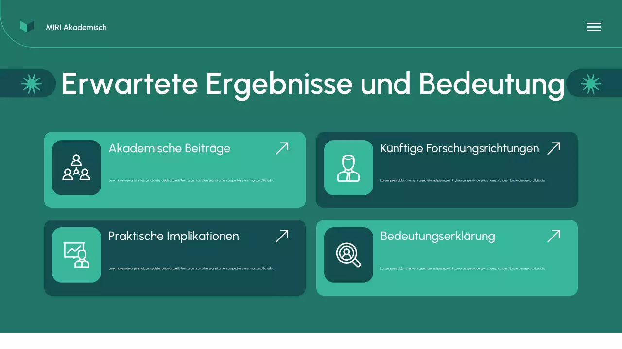 Präsentation des Green Modern-Forschungsvorschlags