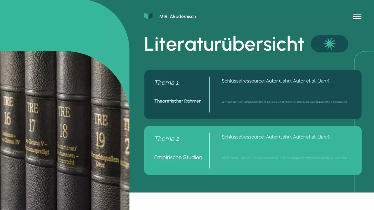 Präsentation des Green Modern-Forschungsvorschlags