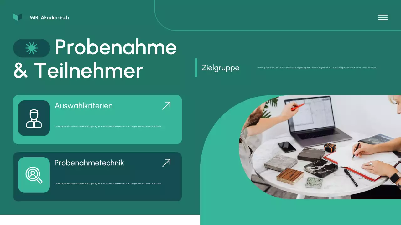 Präsentation des Green Modern-Forschungsvorschlags