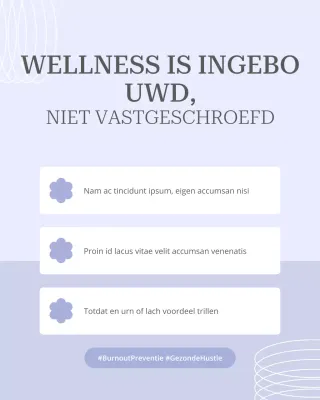 Aankondiging van Purple Minimal Wellness