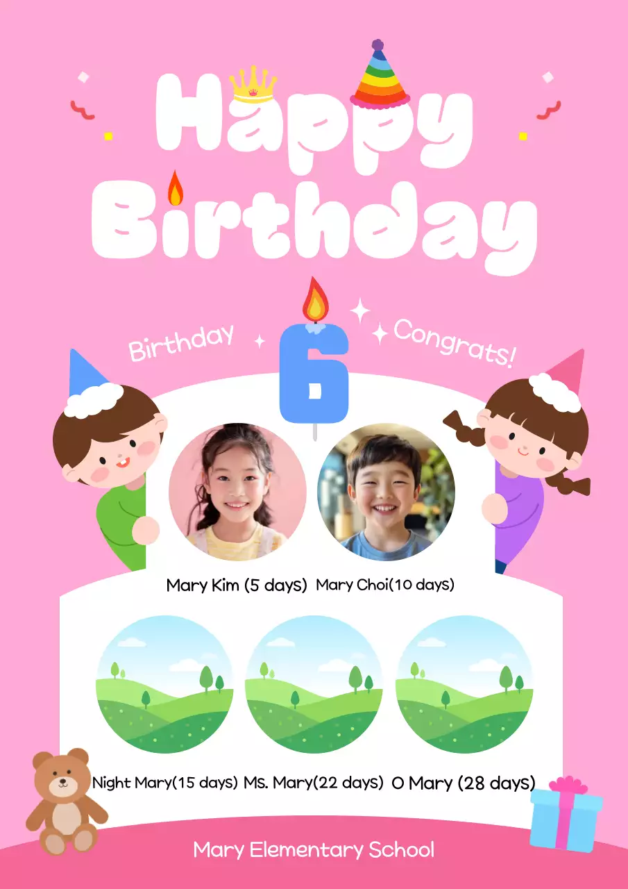 Lễ kỷ niệm sinh nhật của bé Pink