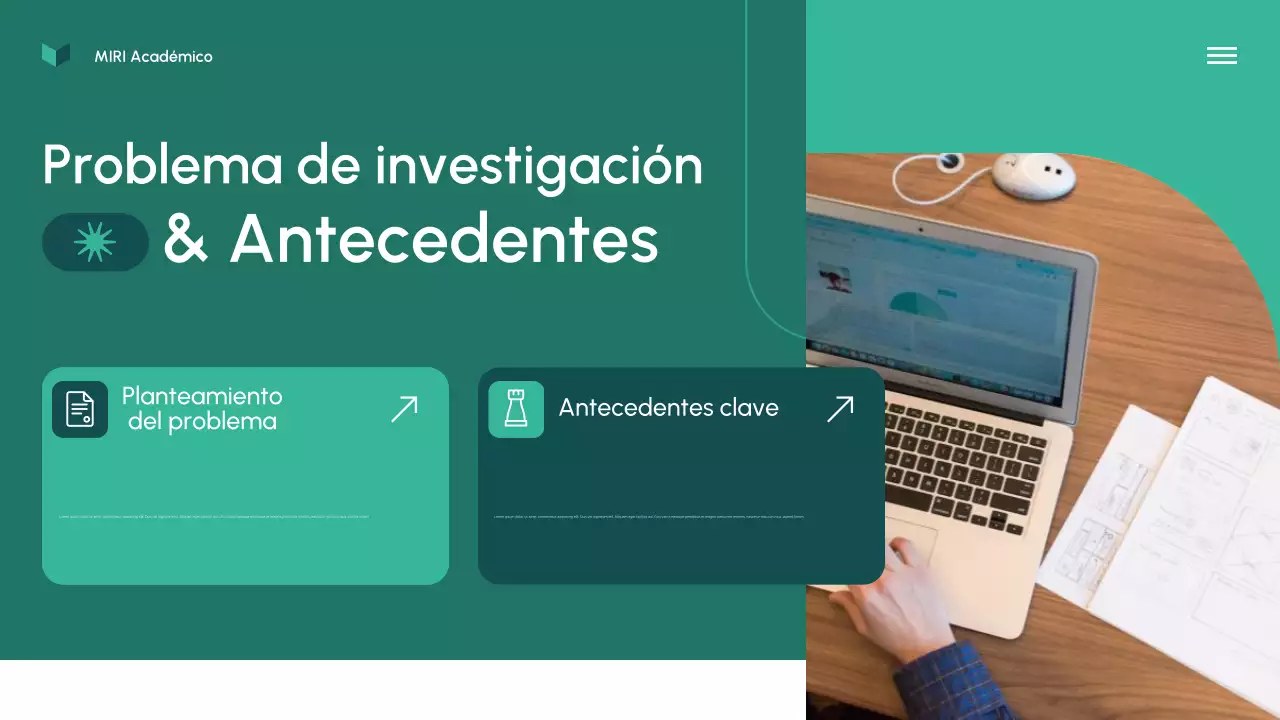 Presentación de la propuesta de investigación moderna y ecológica