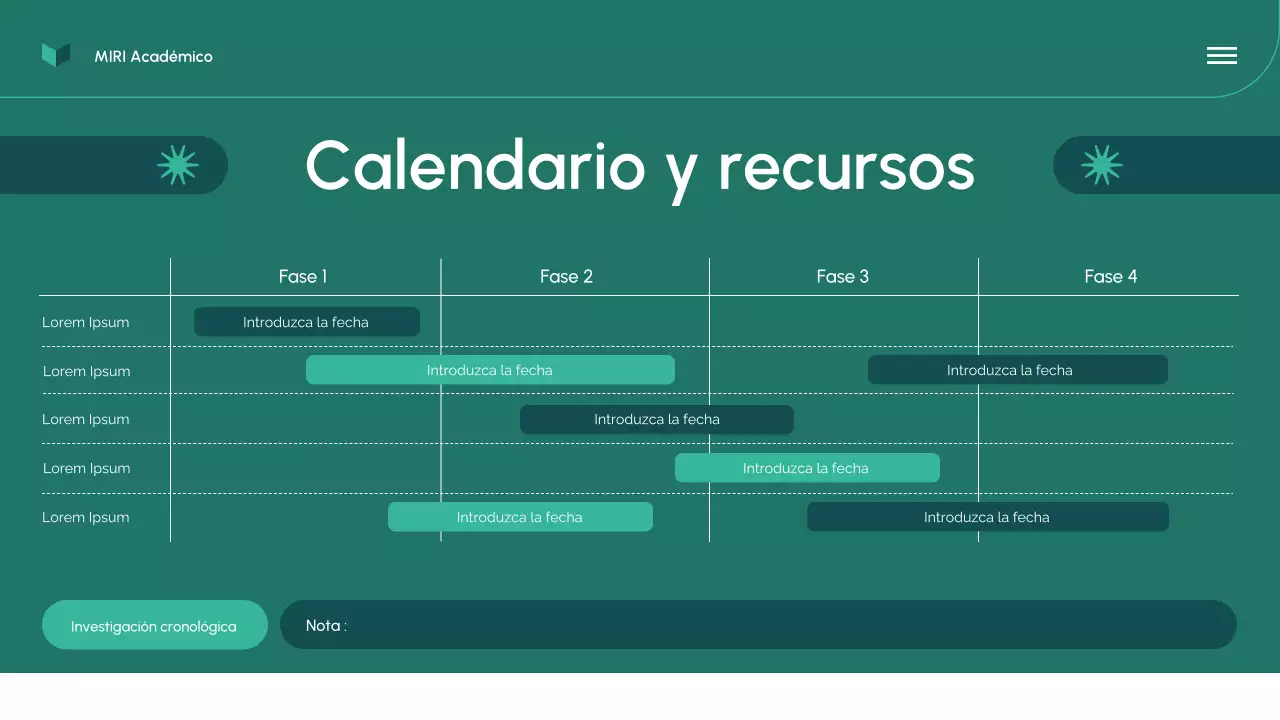 Presentación de la propuesta de investigación moderna y ecológica