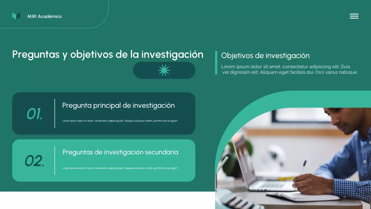Presentación de la propuesta de investigación moderna y ecológica