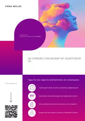 Purple Modern Wellness-Aktion