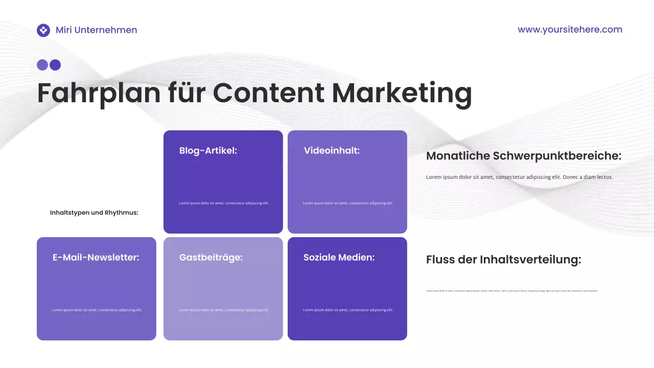 Lila Moderne Digitalmarketing-Präsentation