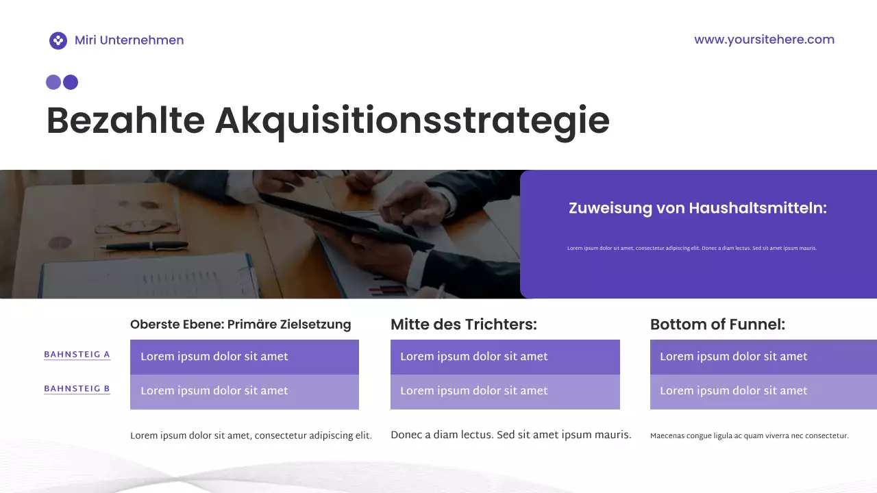 Lila Moderne Digitalmarketing-Präsentation