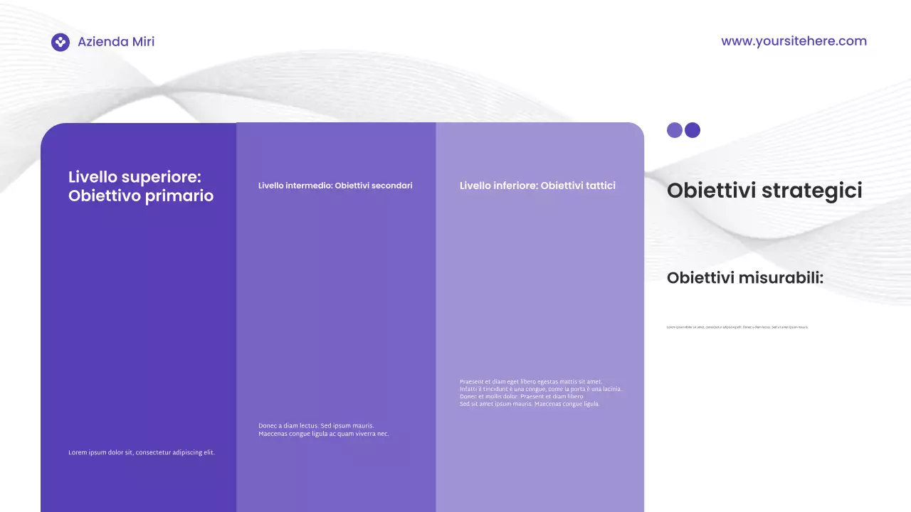 Presentazione del marketing digitale moderno viola