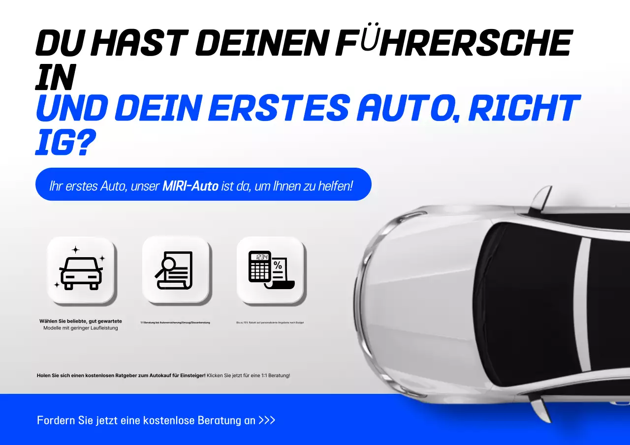 Sonderangebots-Event-Werbung für Erstkäufer in klarem Blau und Weiß