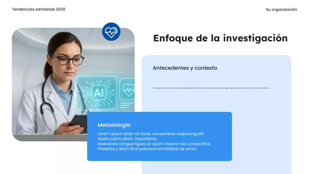 Presentación de Blue Modern Healthcare