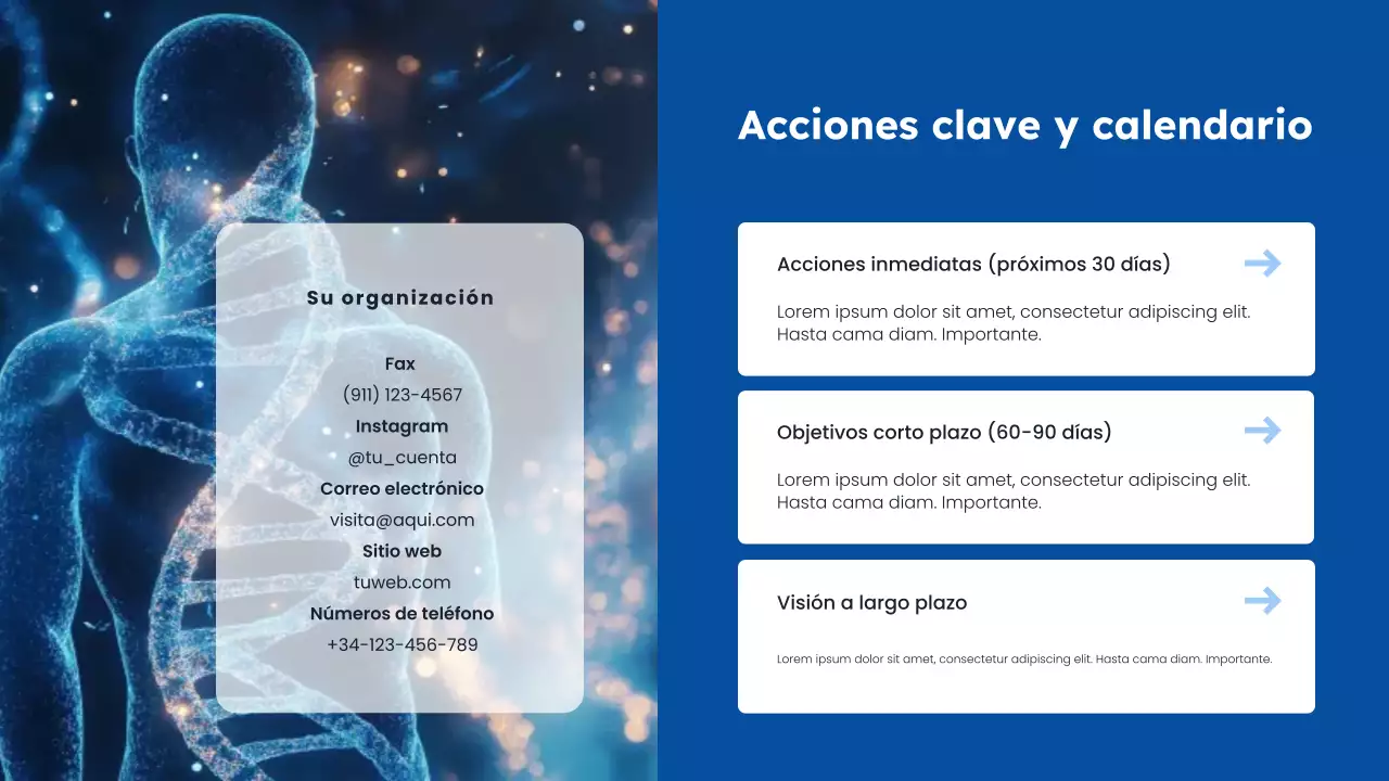 Presentación de Blue Modern Healthcare
