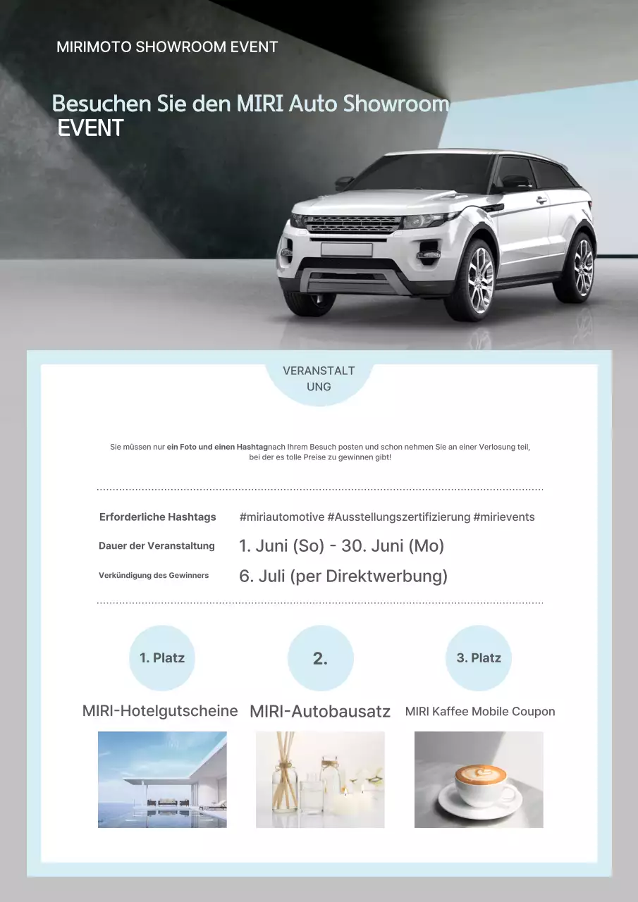 Leitfaden für neuwertige moderne Autoveranstaltungen