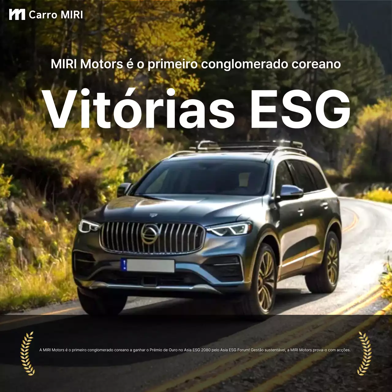 Promoção de carro moderno cinza