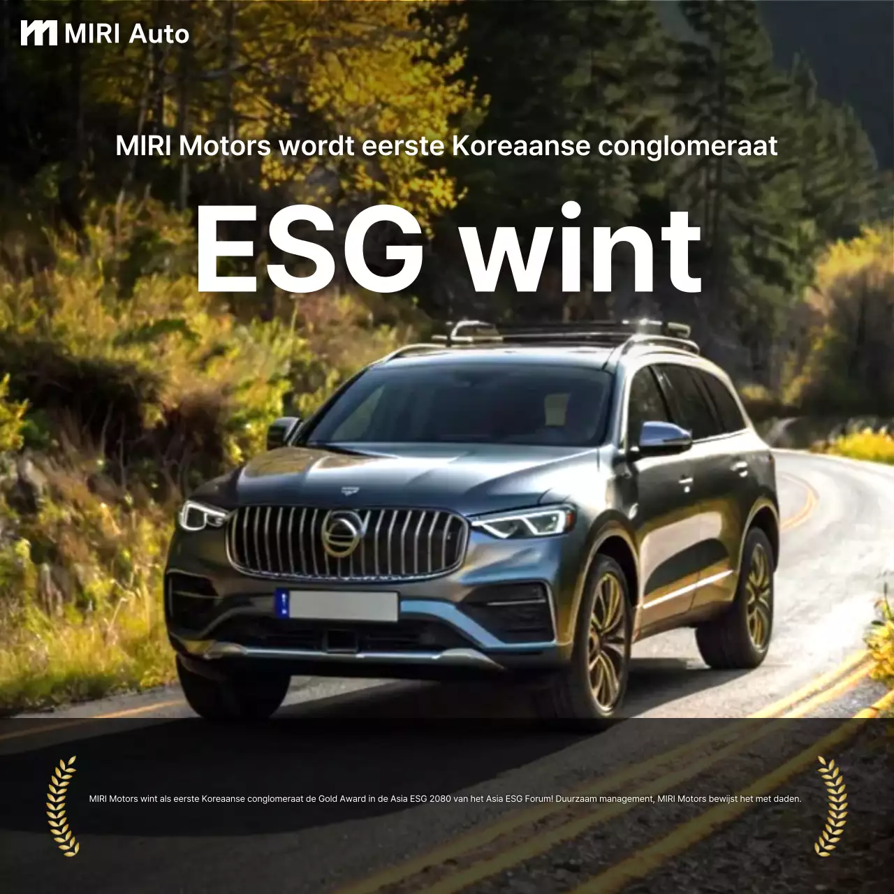 Promotie van grijze moderne auto's