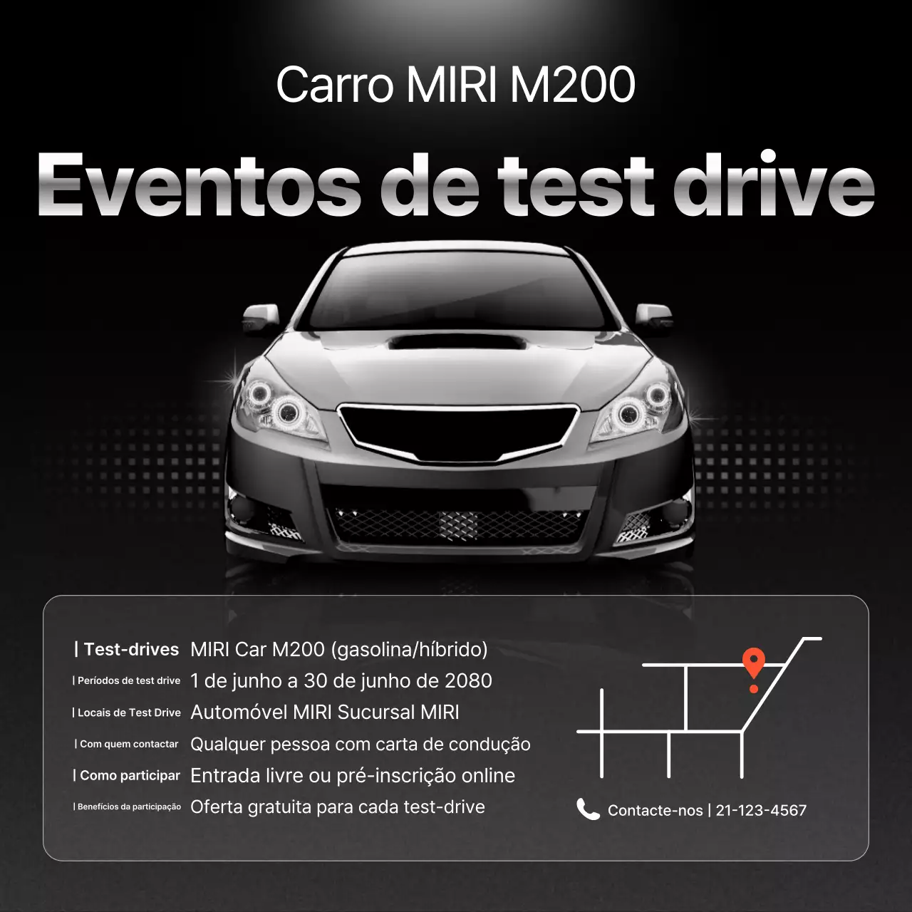Evento de carros modernos pretos