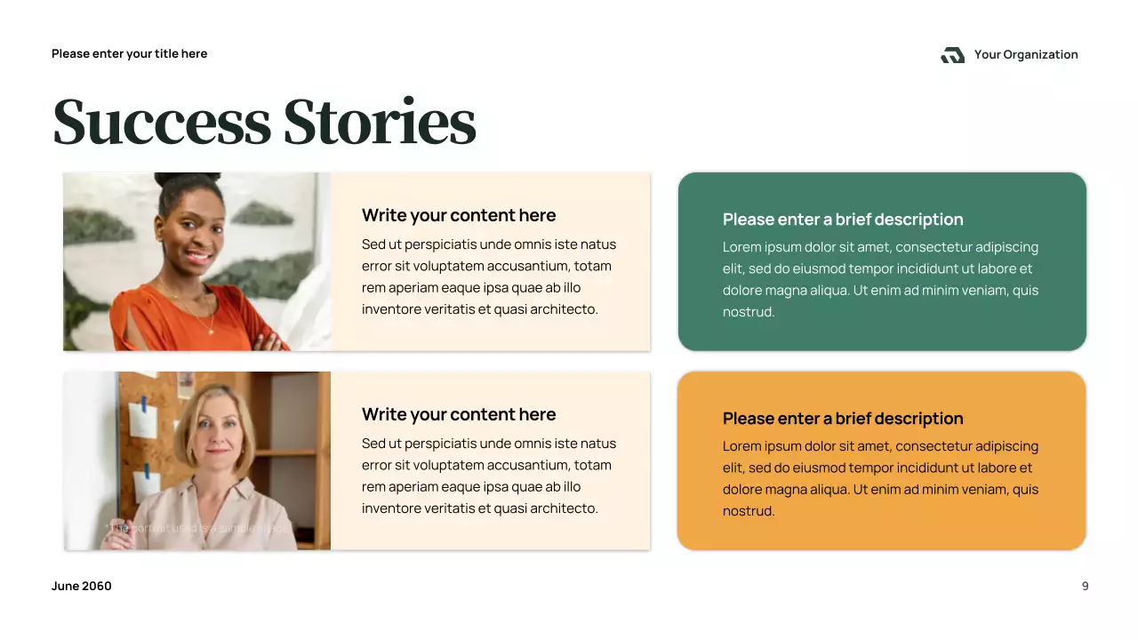 Green Modern Community Impact Report Presentation