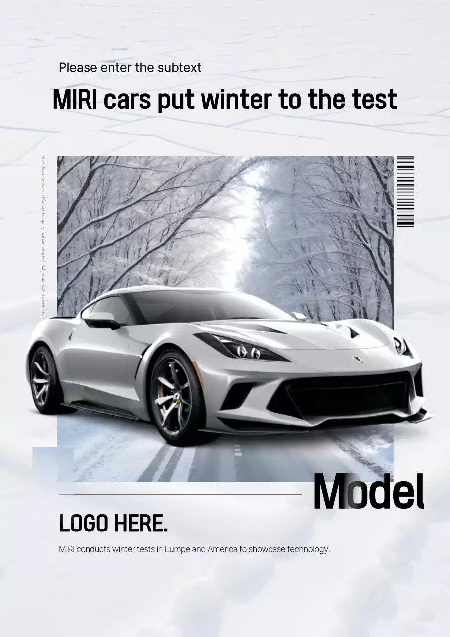 Quảng cáo xe hơi sang trọng màu bạc