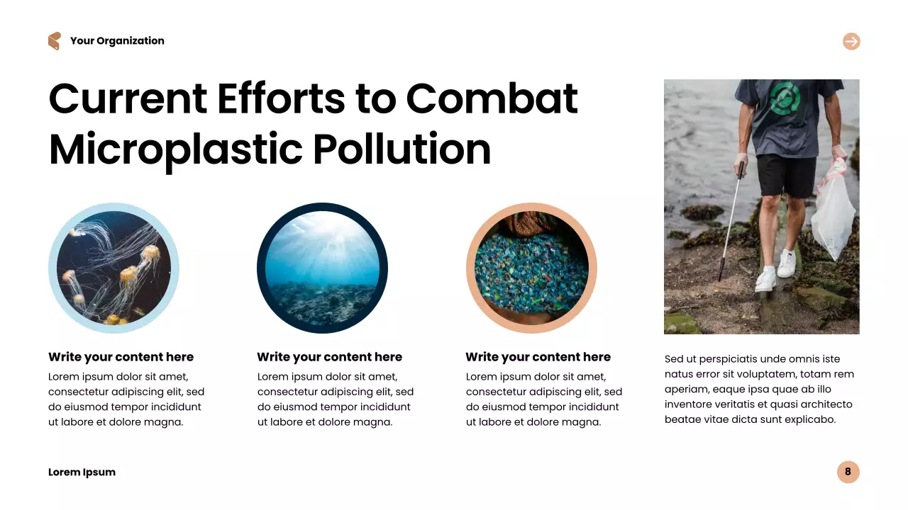 Blue Modern Sustainability Waste Management Presentation