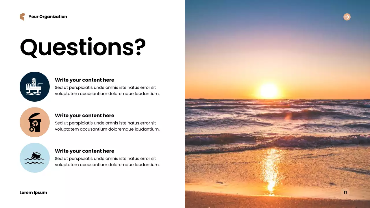 Blue Modern Sustainability Waste Management Presentation