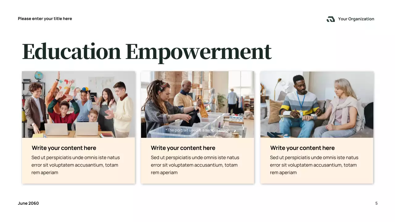 Green Modern Community Impact Report Presentation