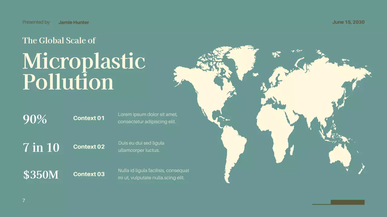 Black Modern Environment Lecture Presentation