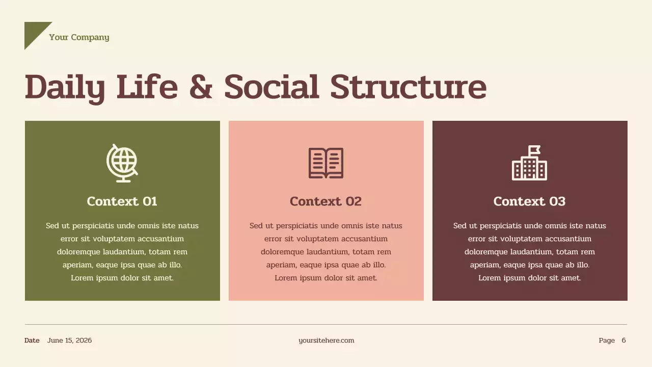 Beige Vintage History Presentation