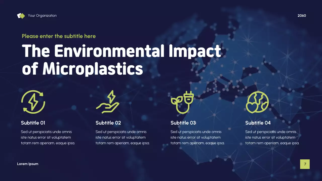 Blue Modern Sustainability Waste Management Presentation