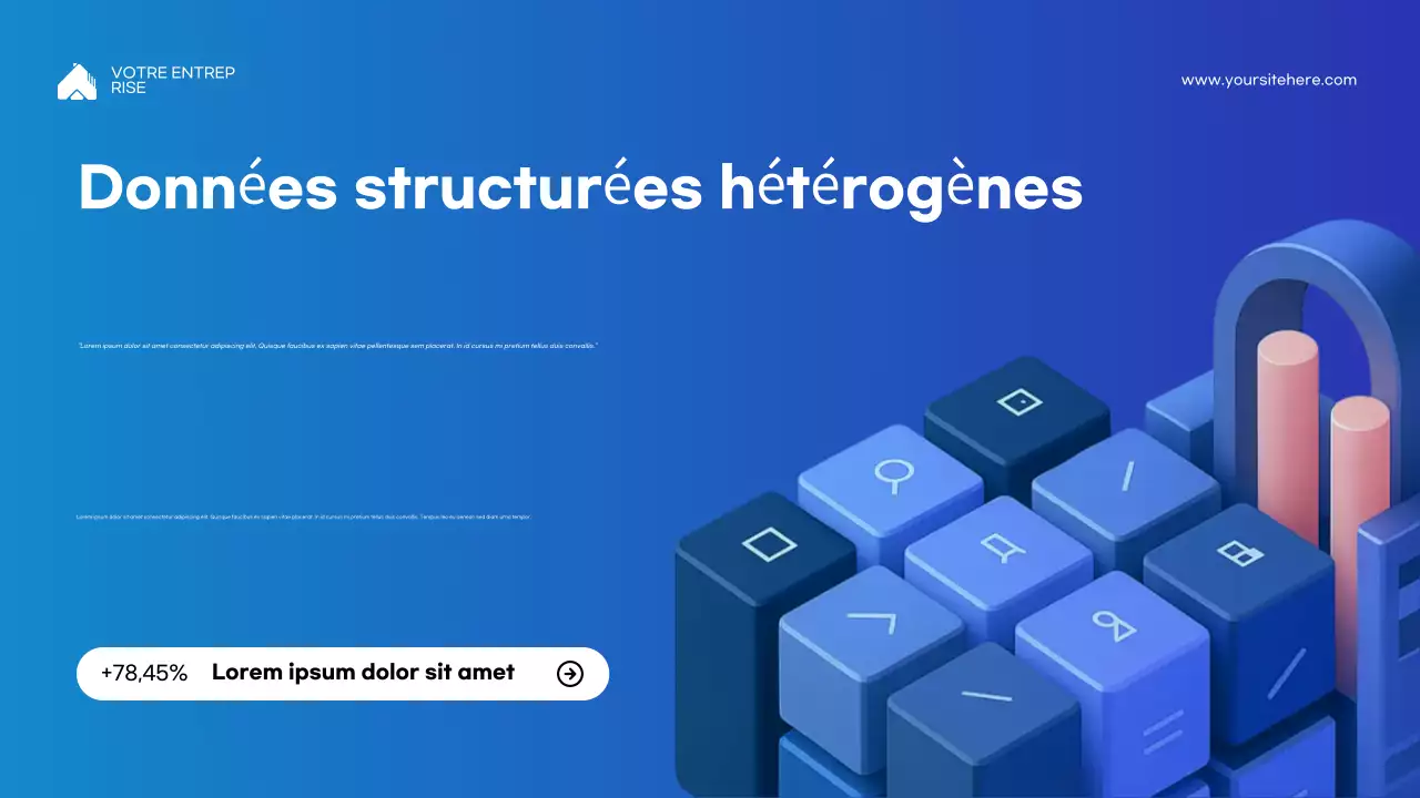 Présentation de la conférence sur la programmation moderne bleue