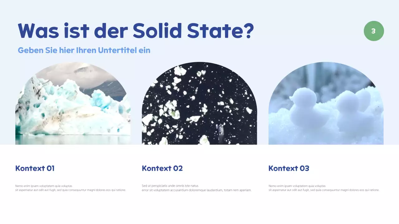 Präsentation der Ausstellung „Blue Minimal Nature“