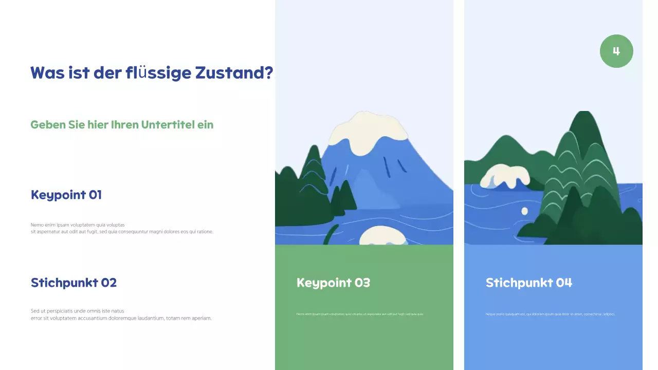 Präsentation der Ausstellung „Blue Minimal Nature“