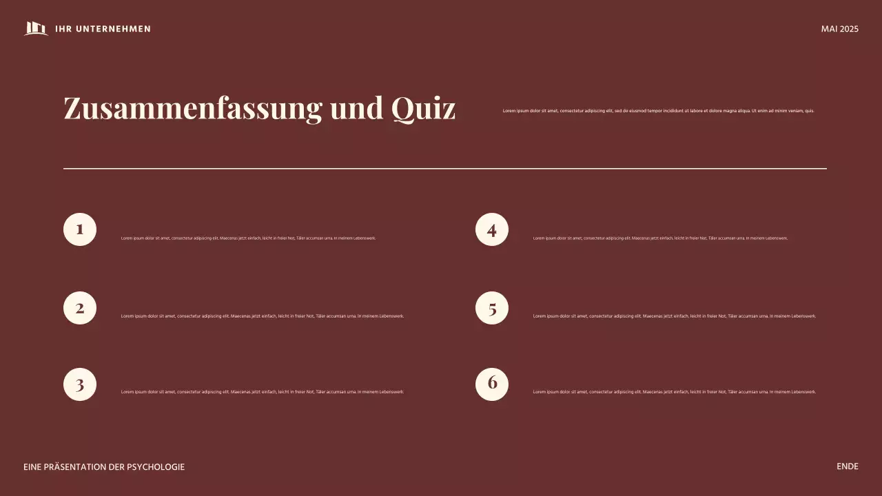 Rote und beige Vintage-Entwicklungspsychologie Präsentation