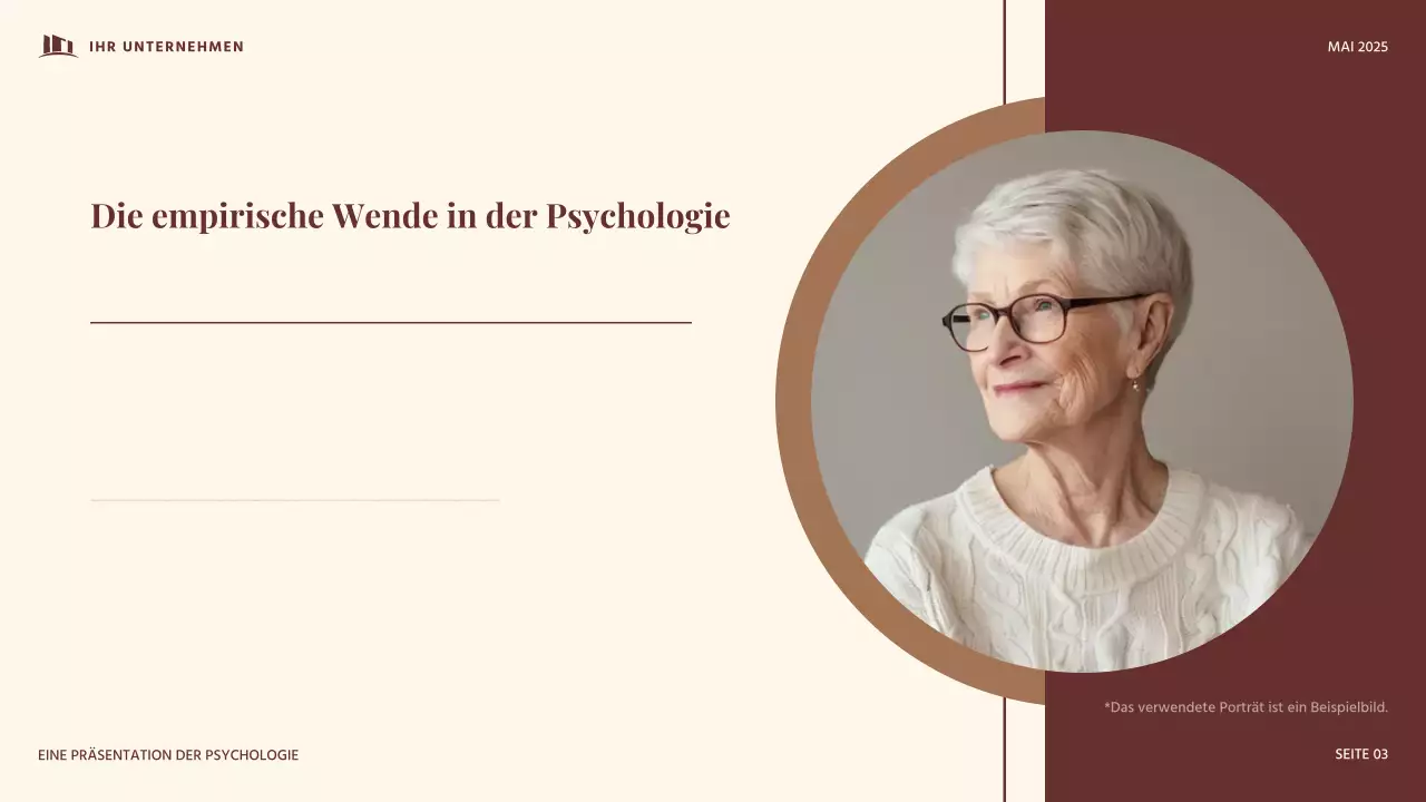 Rote und beige Vintage-Entwicklungspsychologie Präsentation