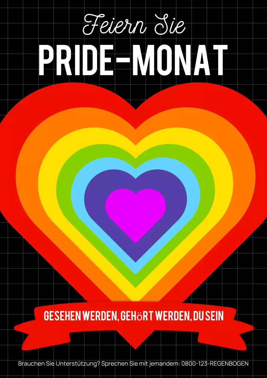 PRIDE-MONAT-FEIER-PLAKAT