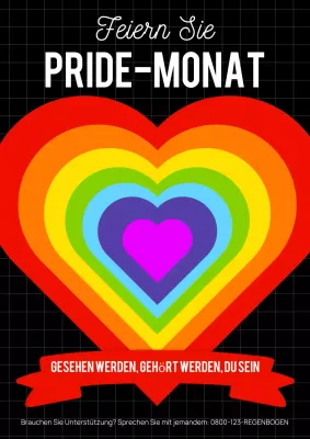 PRIDE-MONAT-FEIER-PLAKAT