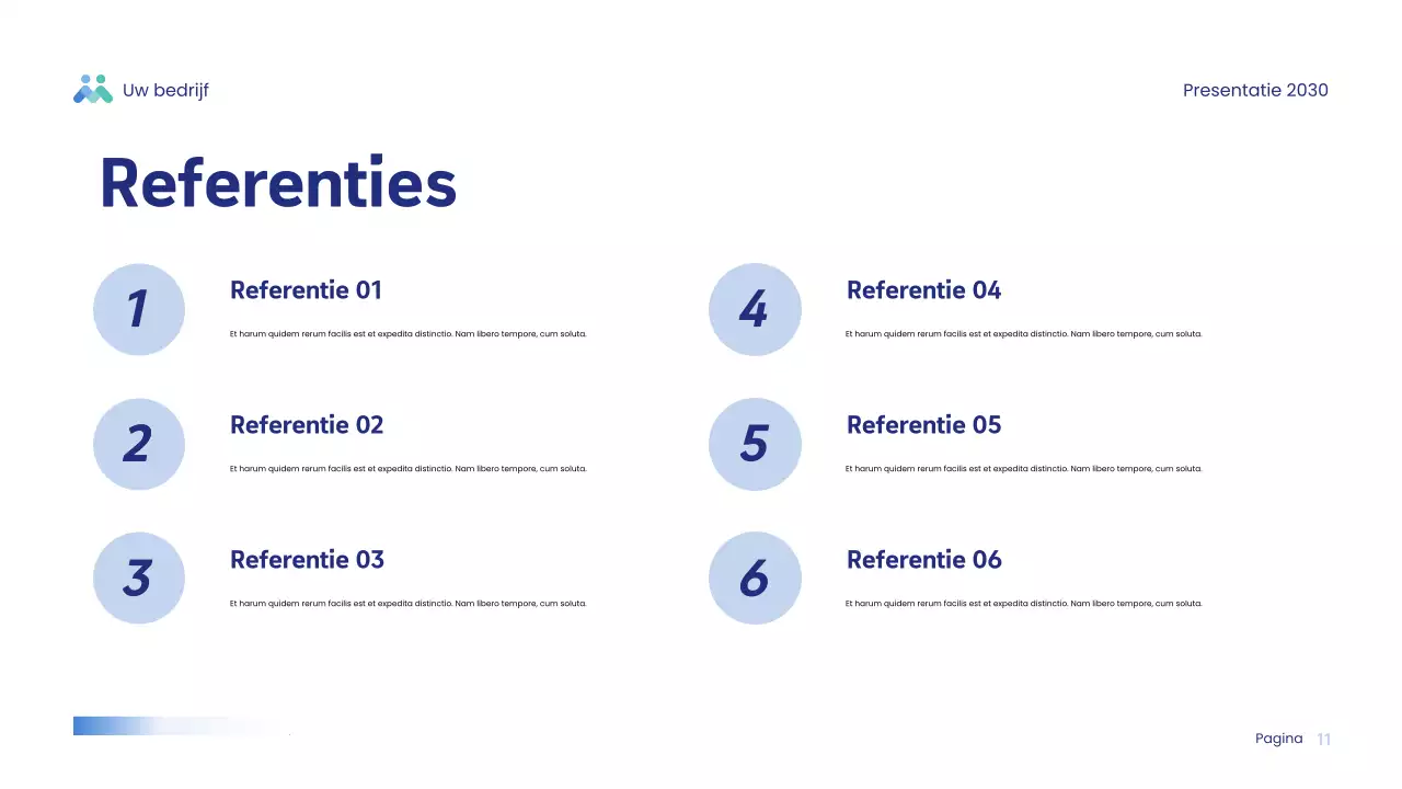 Blue Modern Wellness Presentatie