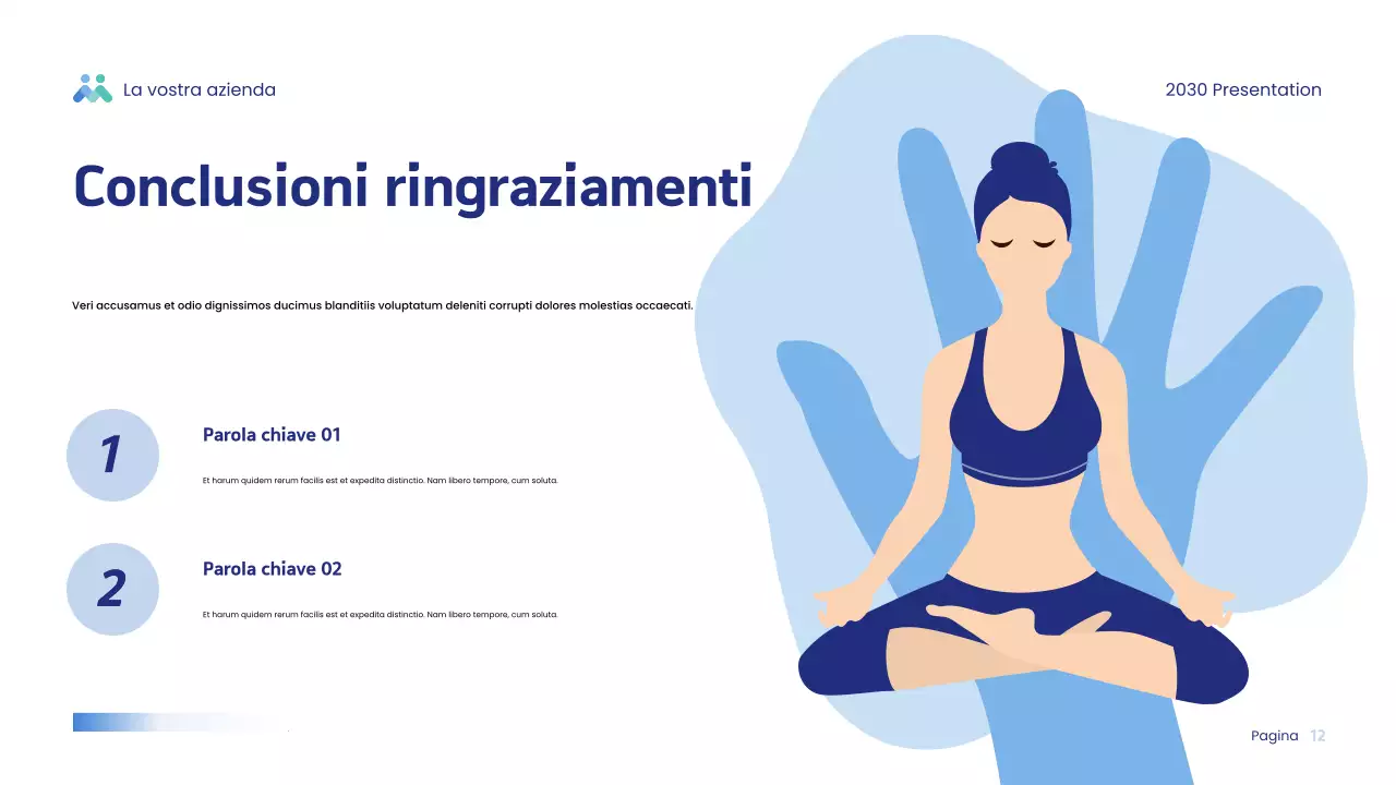 Presentazione Blue Modern Wellness