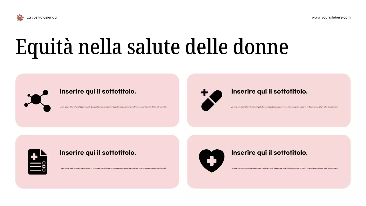Presentazione dell'annuncio di Pink Modern Health