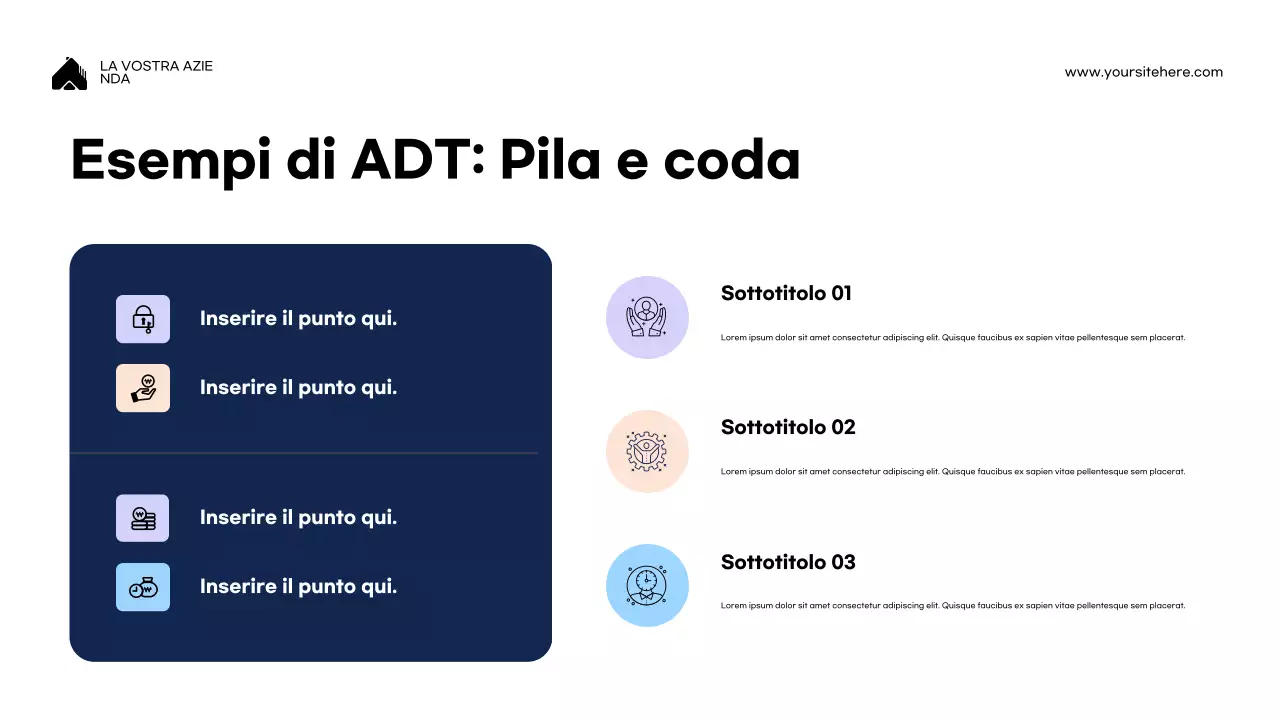 Presentazione della lezione di programmazione moderna blu