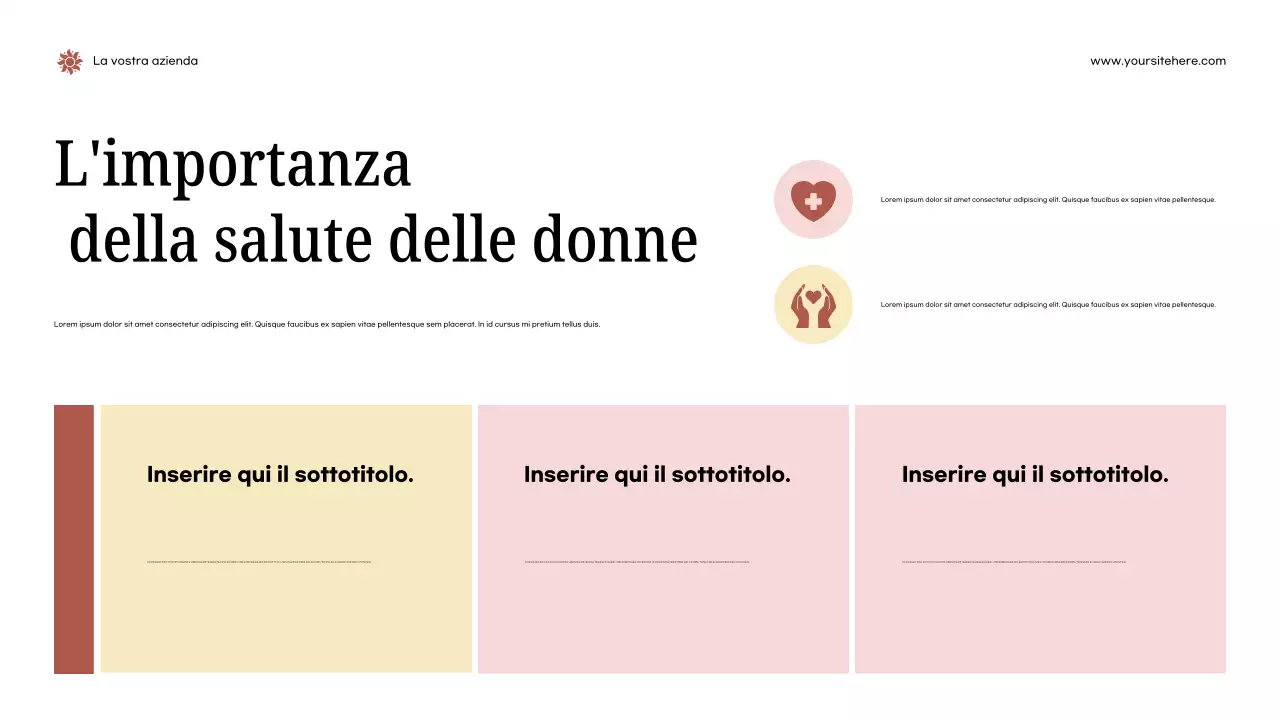 Presentazione dell'annuncio di Pink Modern Health