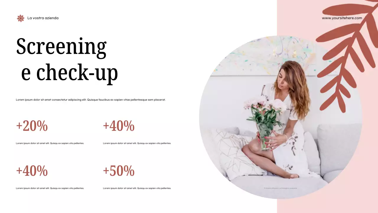 Presentazione dell'annuncio di Pink Modern Health